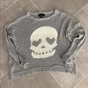 Vintage Havana grey skull sweater